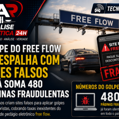 Golpe do Free Flow: veja como criminosos cobram pedágios falsos