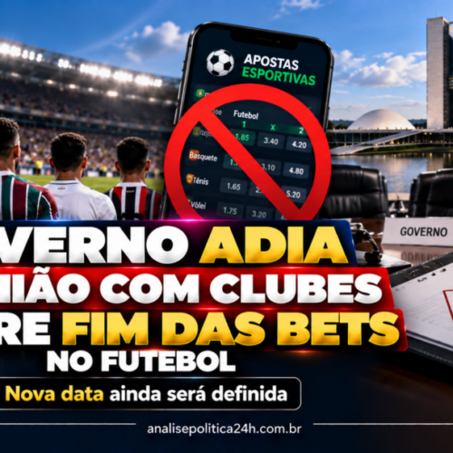 Governo adia reunião com clubes sobre fim das bets no futebol