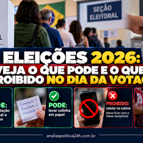 Eleições 2026: veja o que pode e o que é proibido no dia da votação
