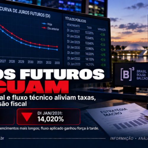 Juros futuros recuam de olho no quadro eleitoral