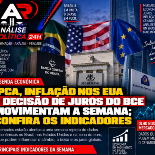Agenda econômica da semana: IPCA, CPI e BCE no radar