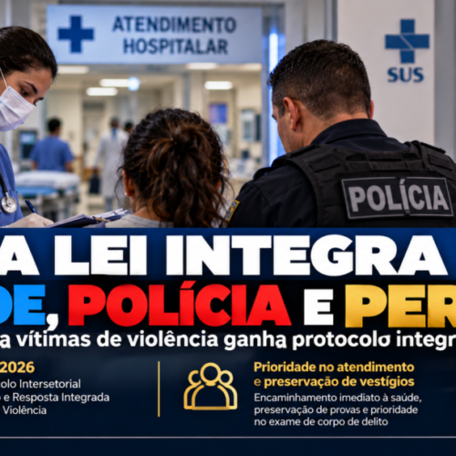 Nova lei integra saúde, polícia e perícia no atendimento a vítimas de violência