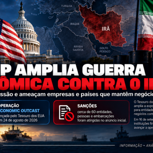 Trump amplia guerra econômica contra o Irã e ameaça empresas e países que ajudam Teerã