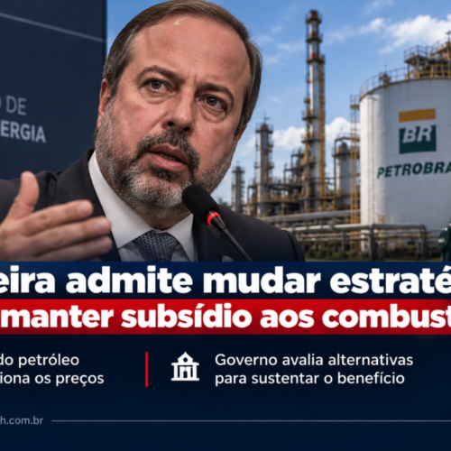 Alexandre Silveira admite mudar estratégia para manter subsídio aos combustíveis