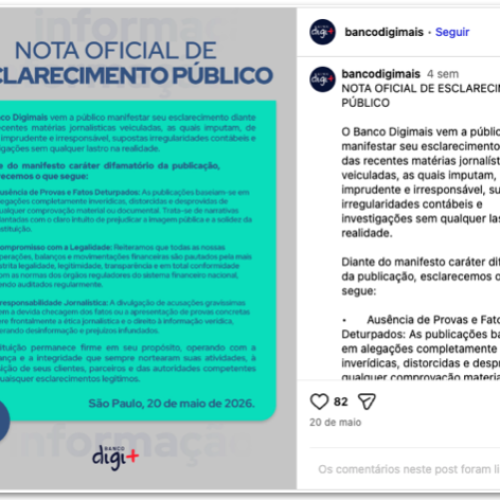 Saiba o que é o Banco Digimais, alvo de operação da PF